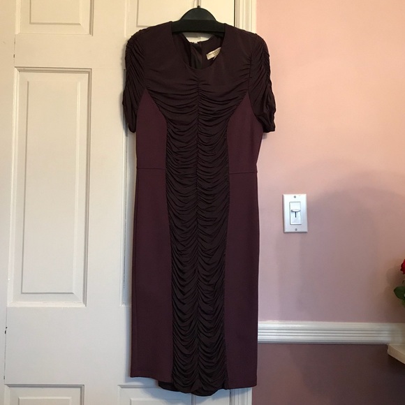 Burberry ruched dress with zipper